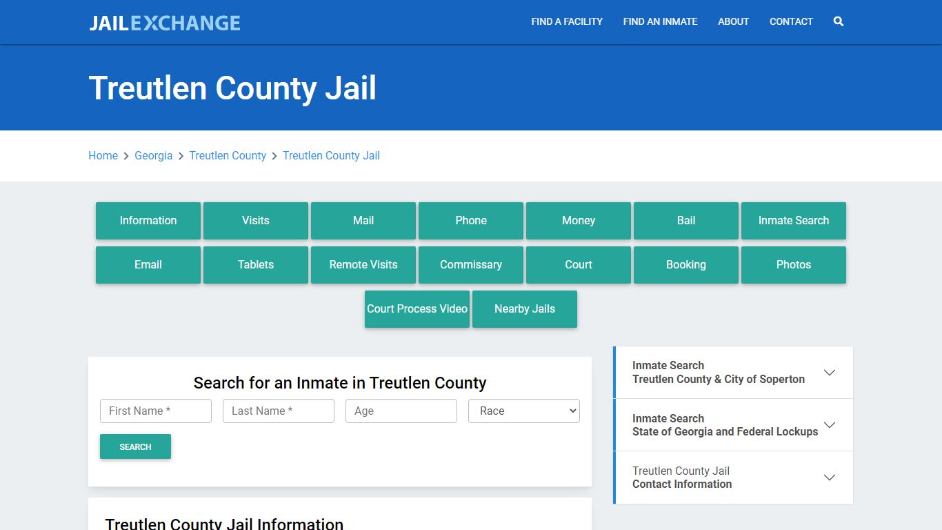 Treutlen County Jail Roster Lookup, GA, Inmate Search